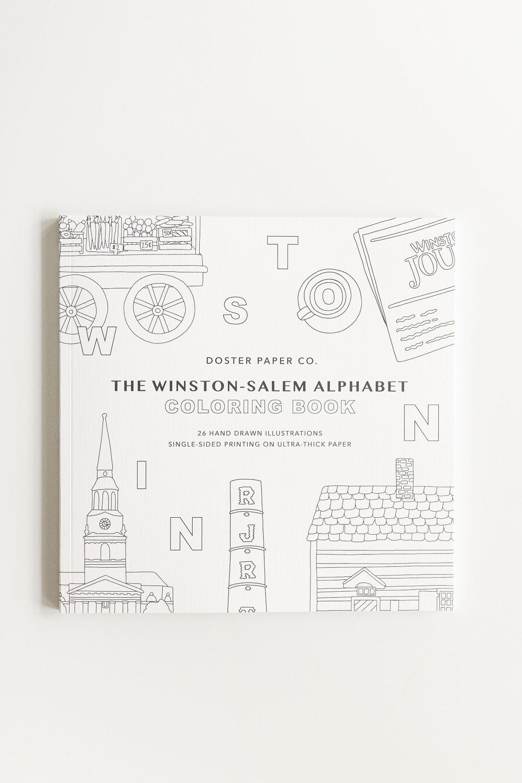 Winston-Salem, NC Alphabet Coloring Book
