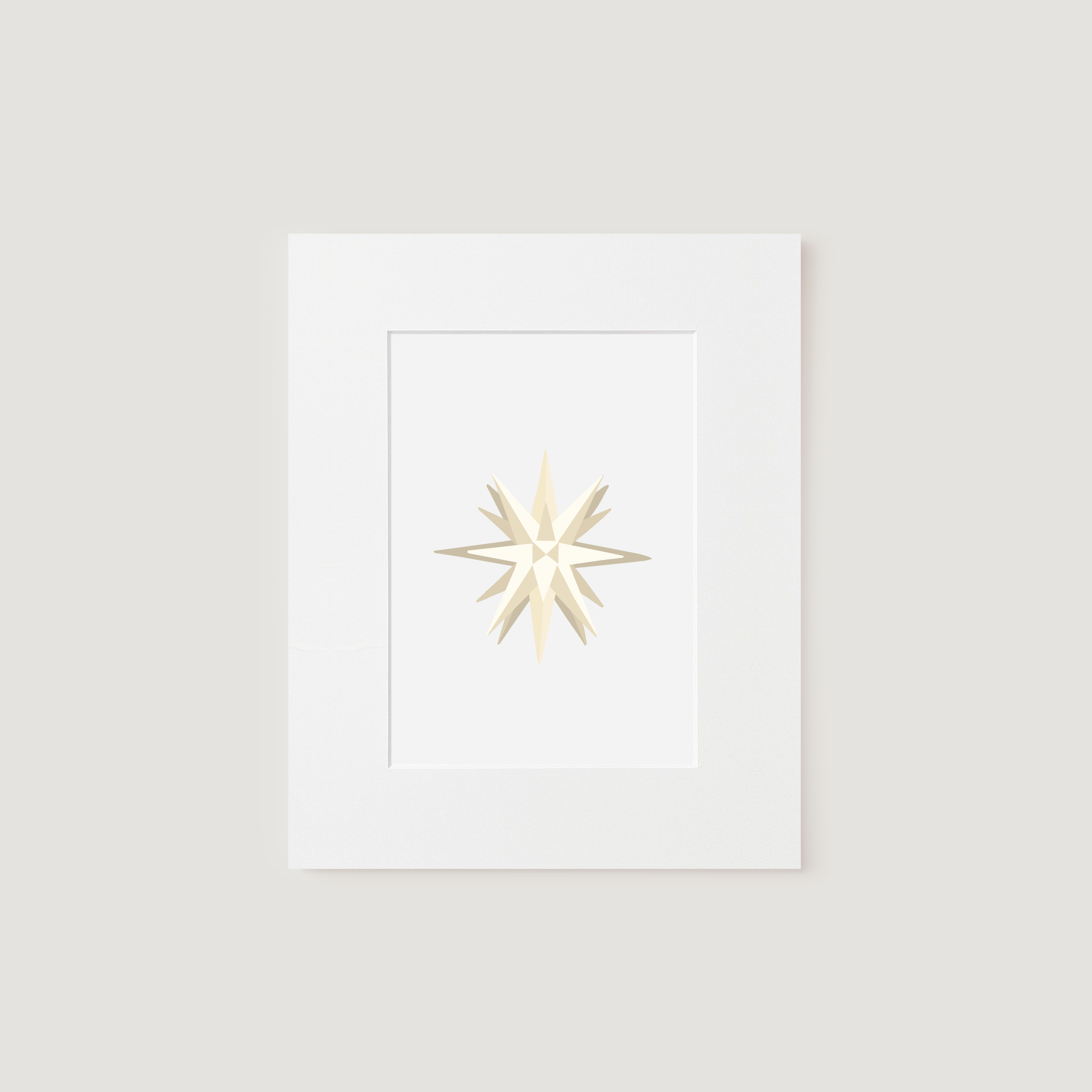 Art Print, Moravian Star
