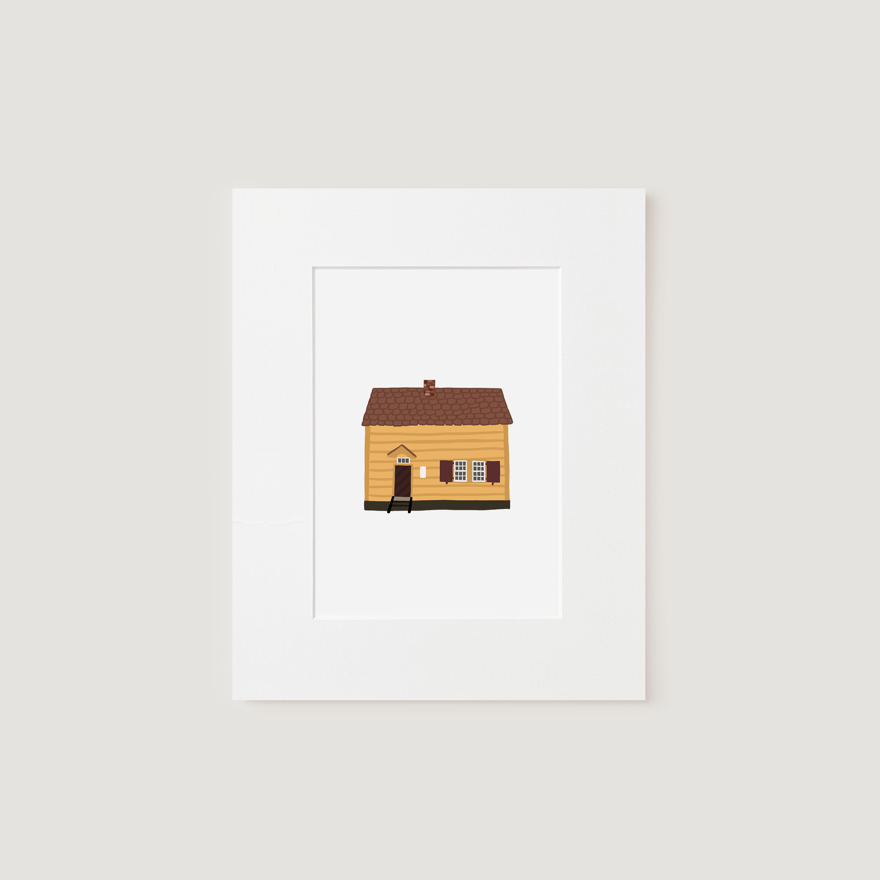 Art Print, Miksch House / Old Salem