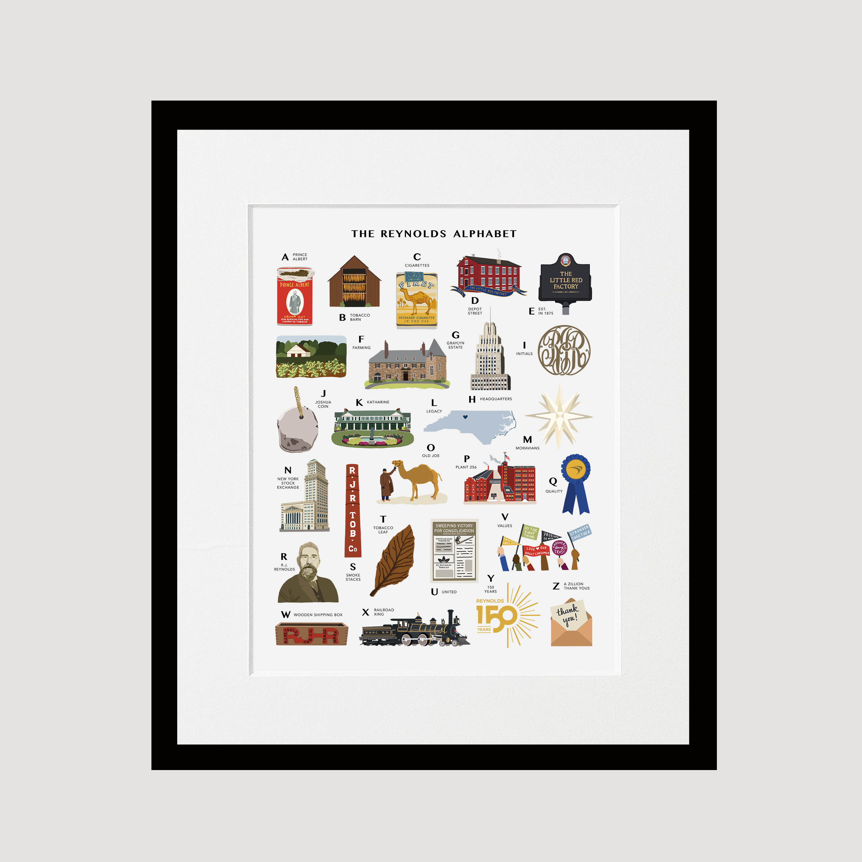PRE-ORDER: Reynolds Alphabet Art Print