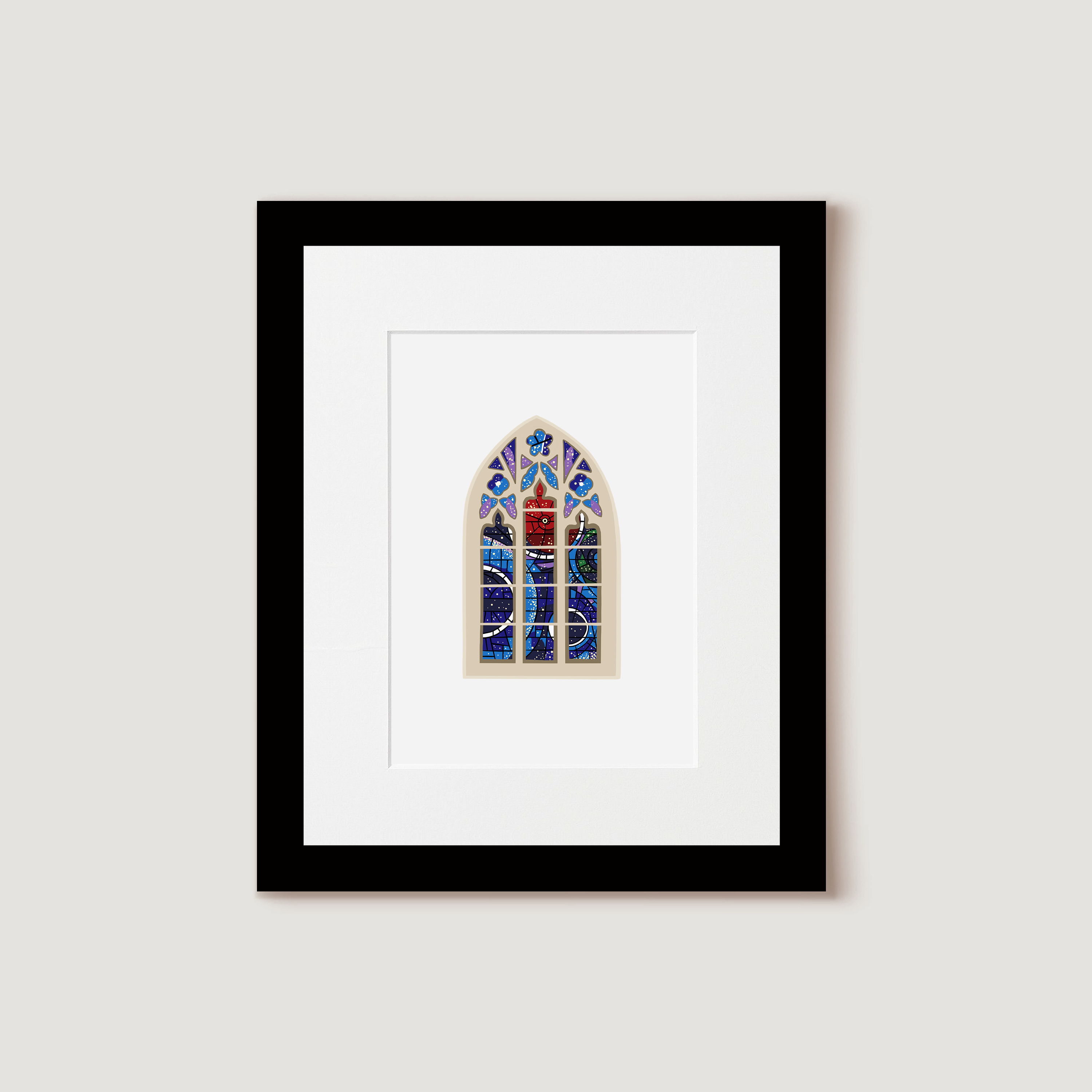 Art Print, Space Window (National Cathedral)
