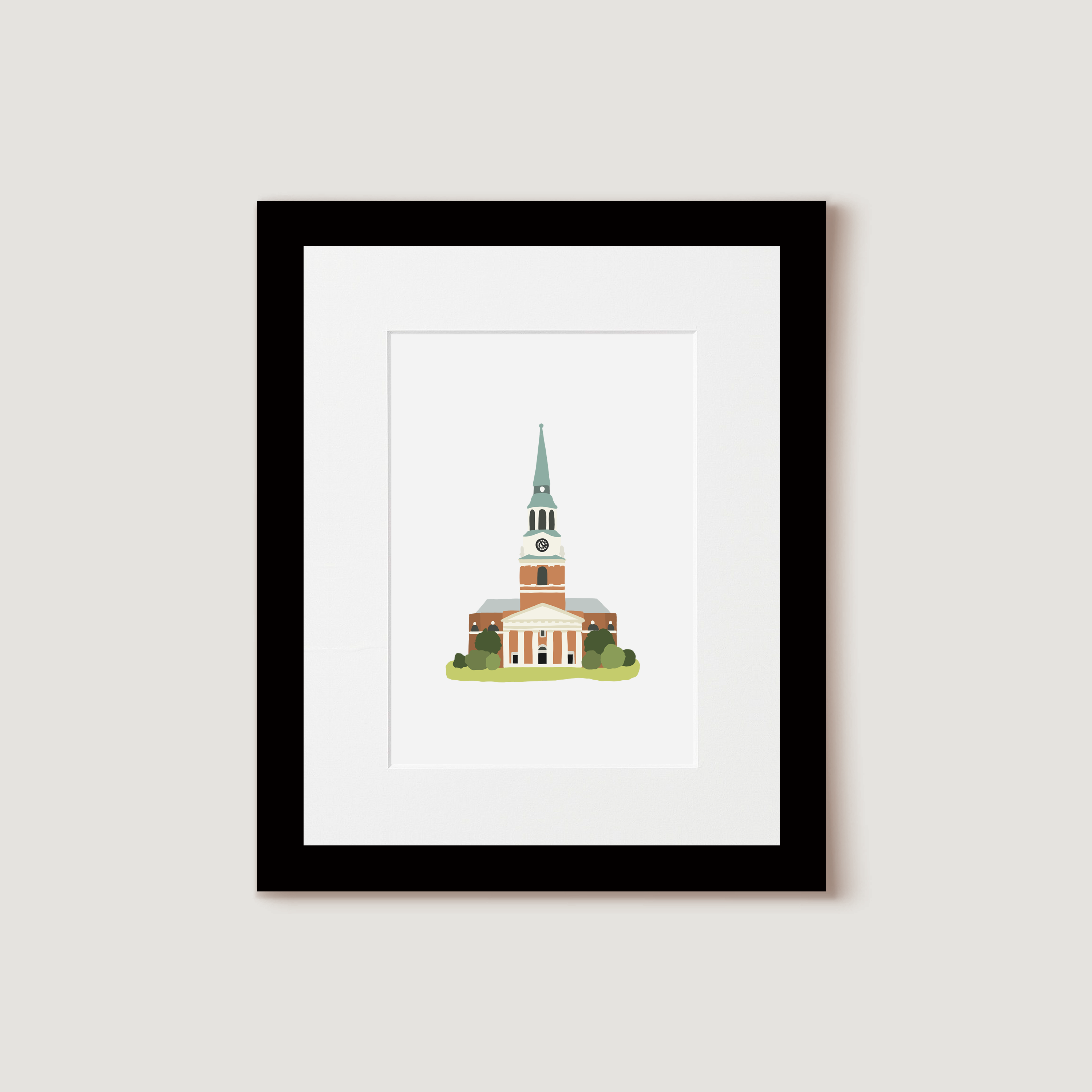 Art Print, Wait Chapel at Wake Forest University