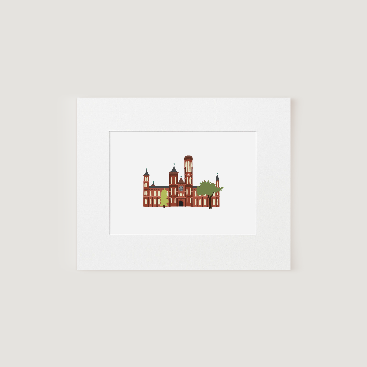 Art Print, Smithsonian Institute Building