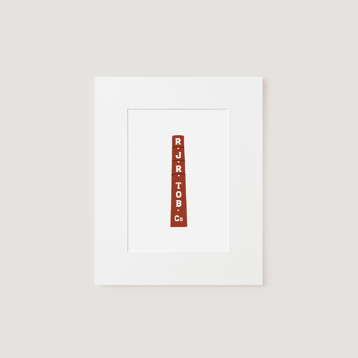 Art Print, R.J. Reynolds Smokestack