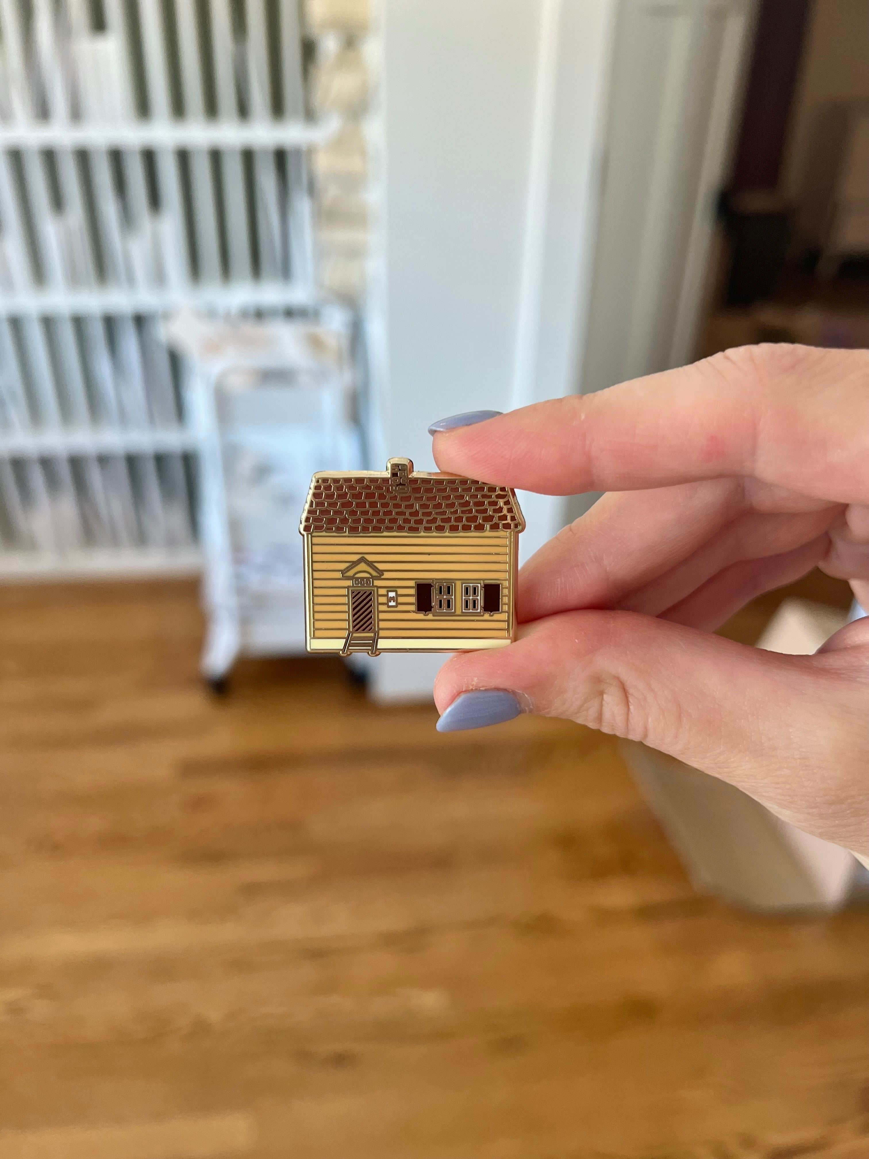 Enamel Pin, Old Salem’s Miksch House