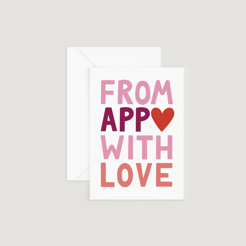 Greeting Card, From App State With Love, Valentine's Day