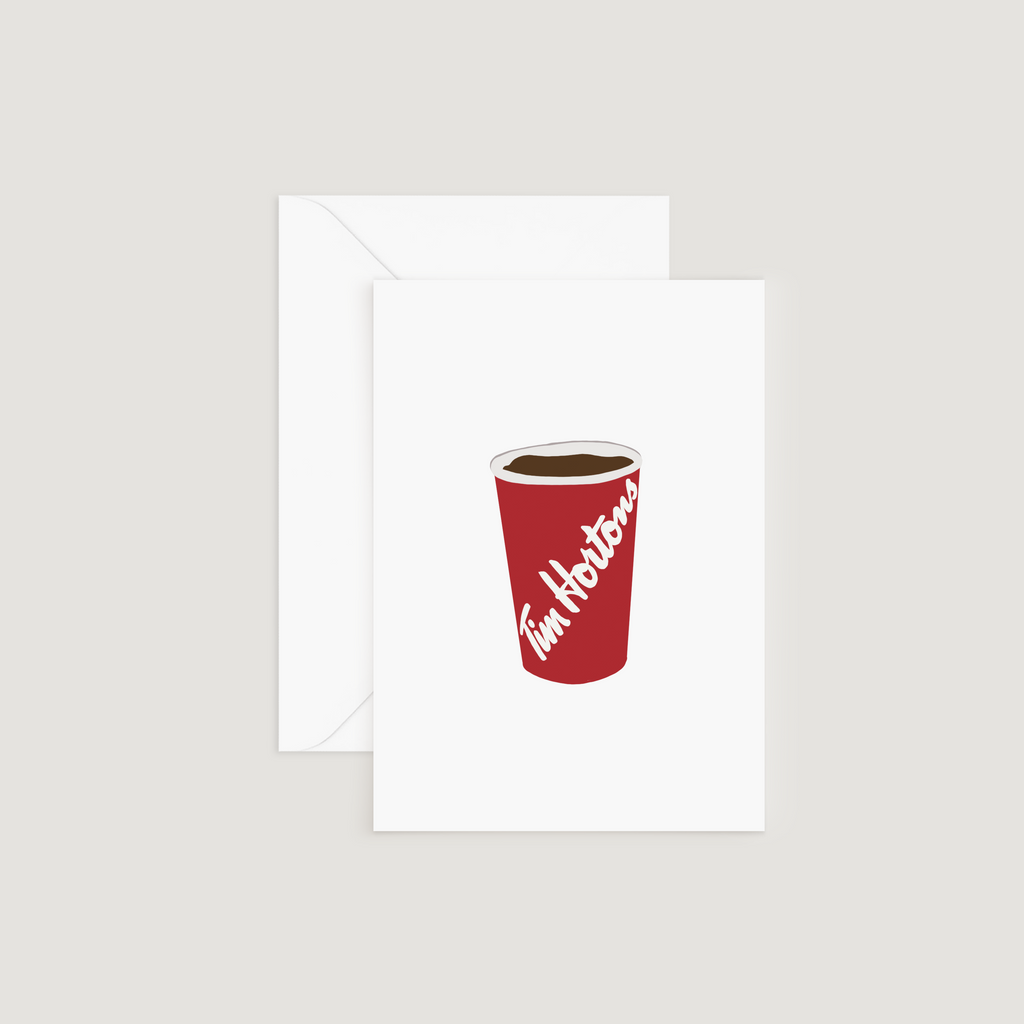 Greeting Card, Tim Hortons Coffee Cup