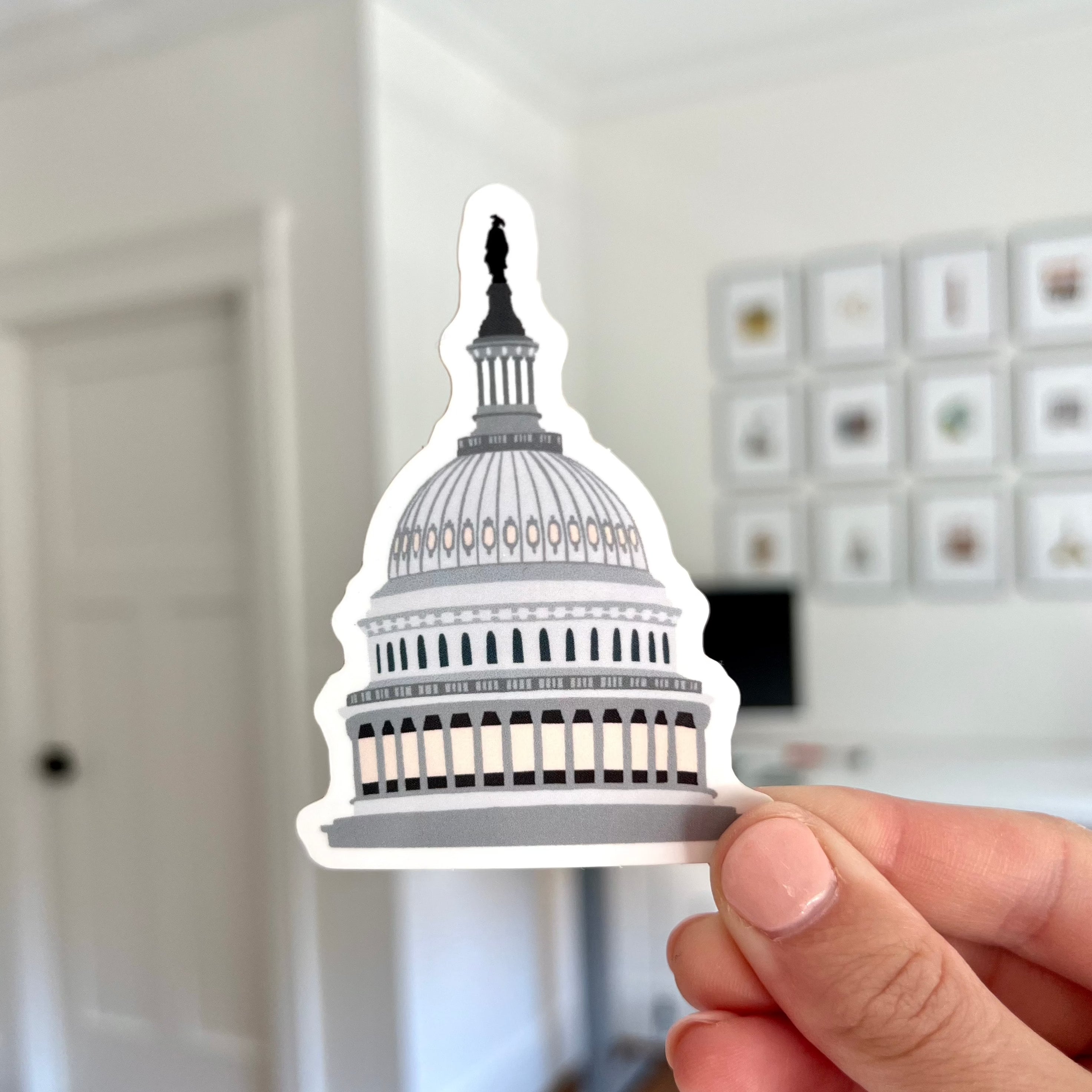 us capitol building inauguration washington dc sticker