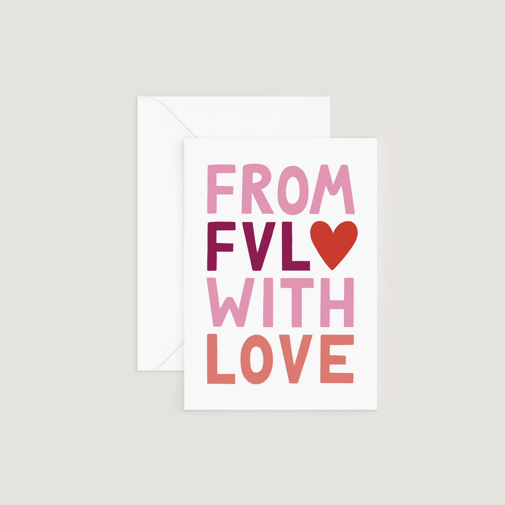 Greeting Card, From Fayetteville With Love, Valentine's Day