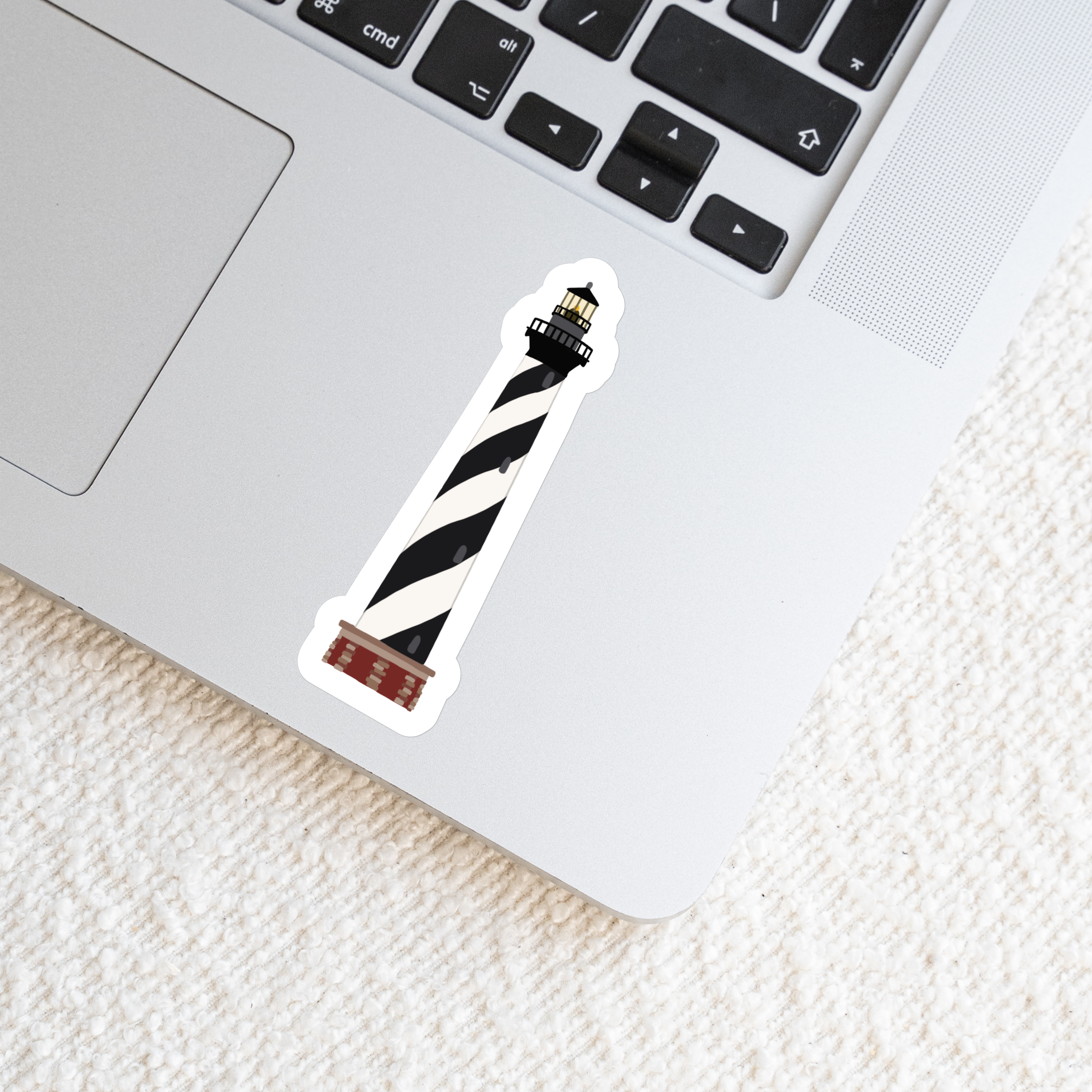 Waterproof Vinyl Sticker, Cape Hatteras Lighthouse