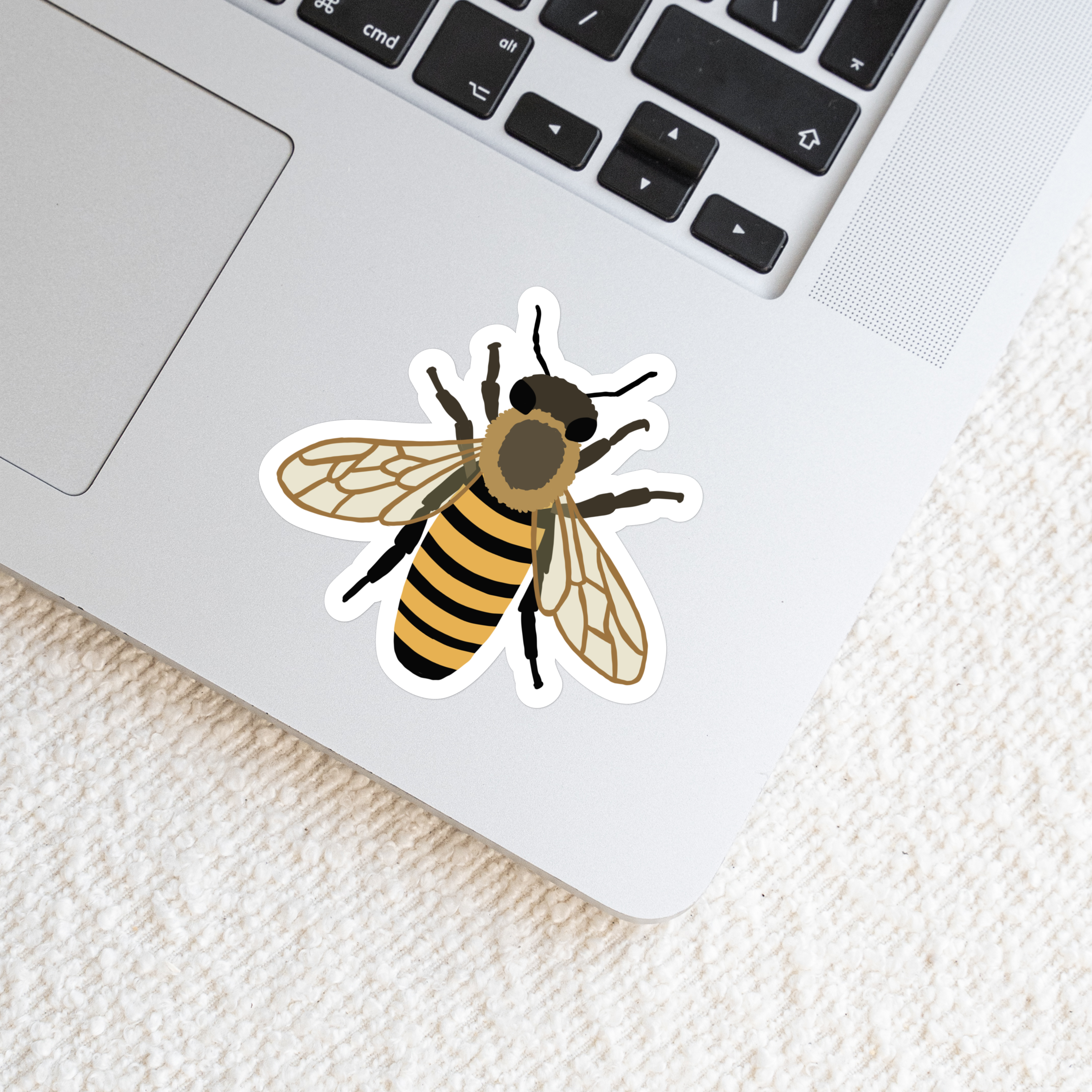 Waterproof Vinyl Sticker, Honey Bee