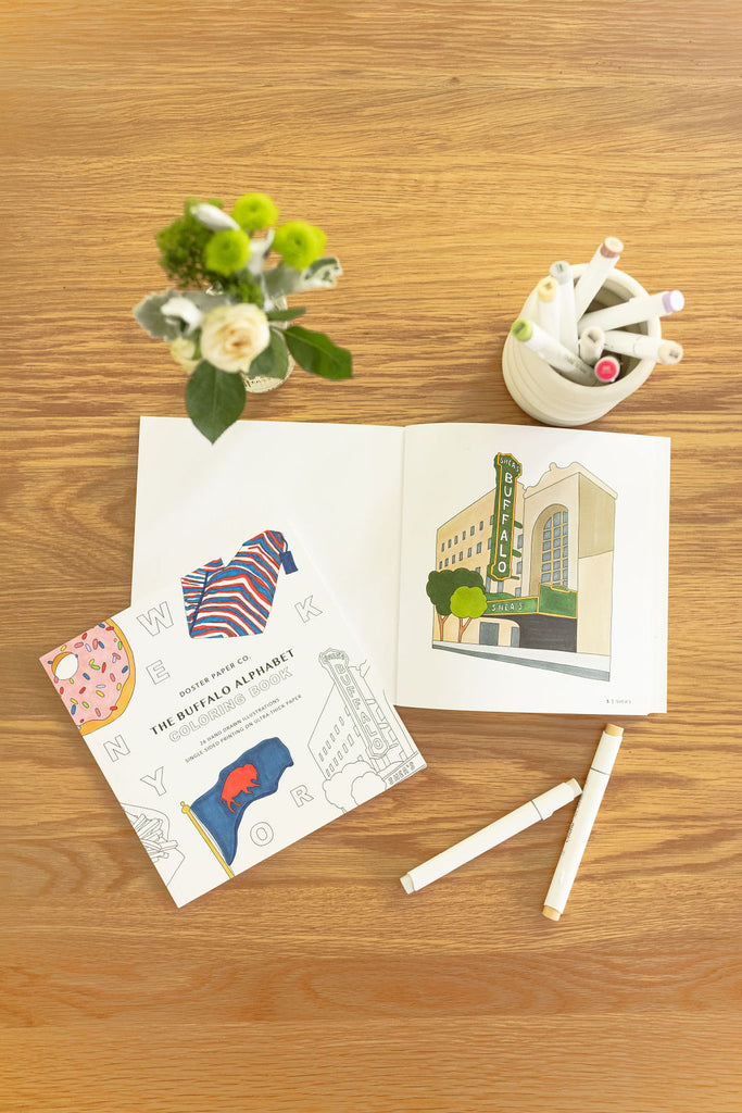 Buffalo, NY Alphabet Coloring Book