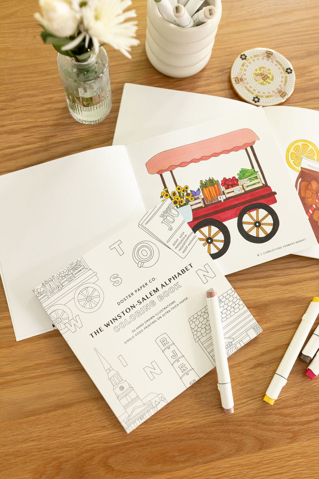 Winston-Salem, NC Alphabet Coloring Book