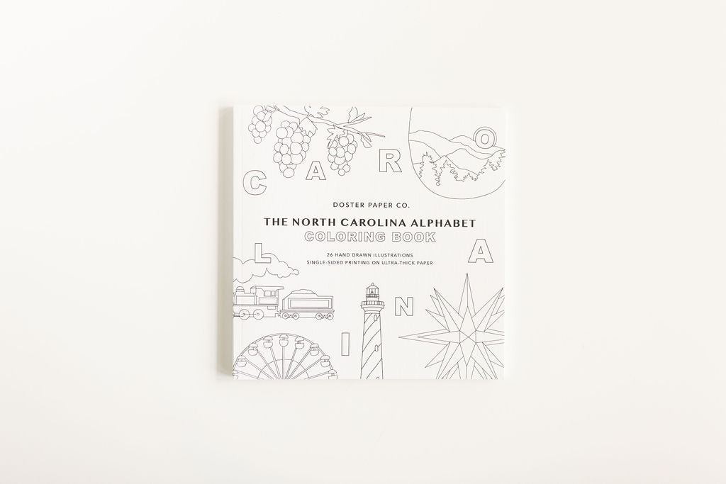 North Carolina Alphabet Coloring Book