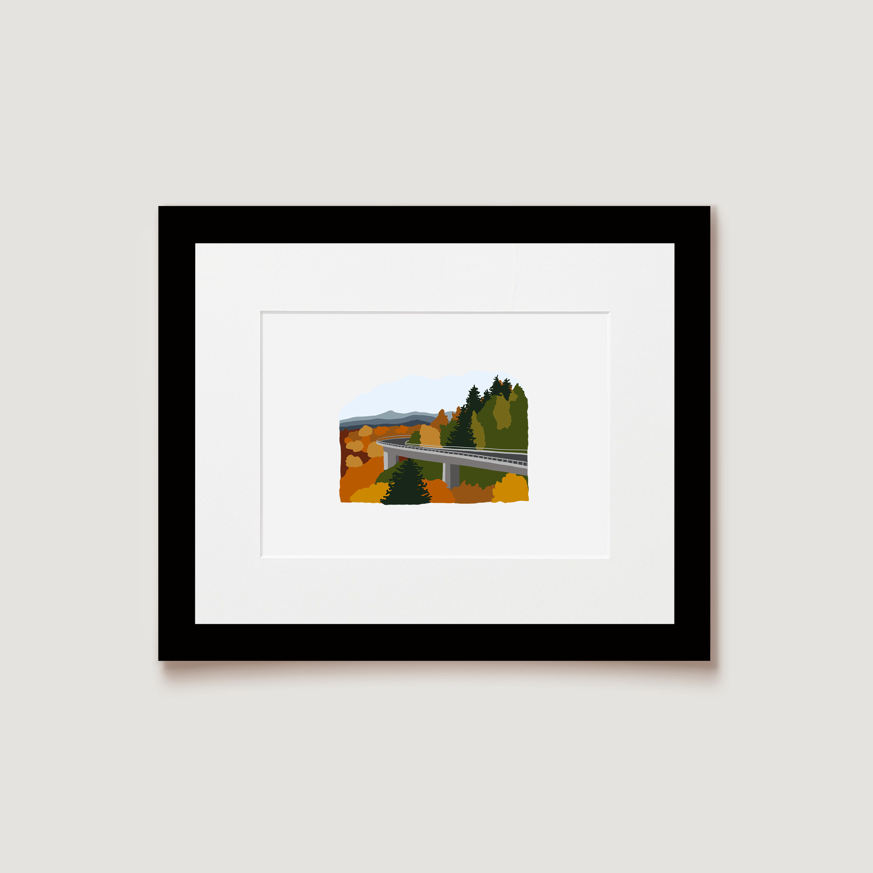 Art Print, Linn Cove Viaduct