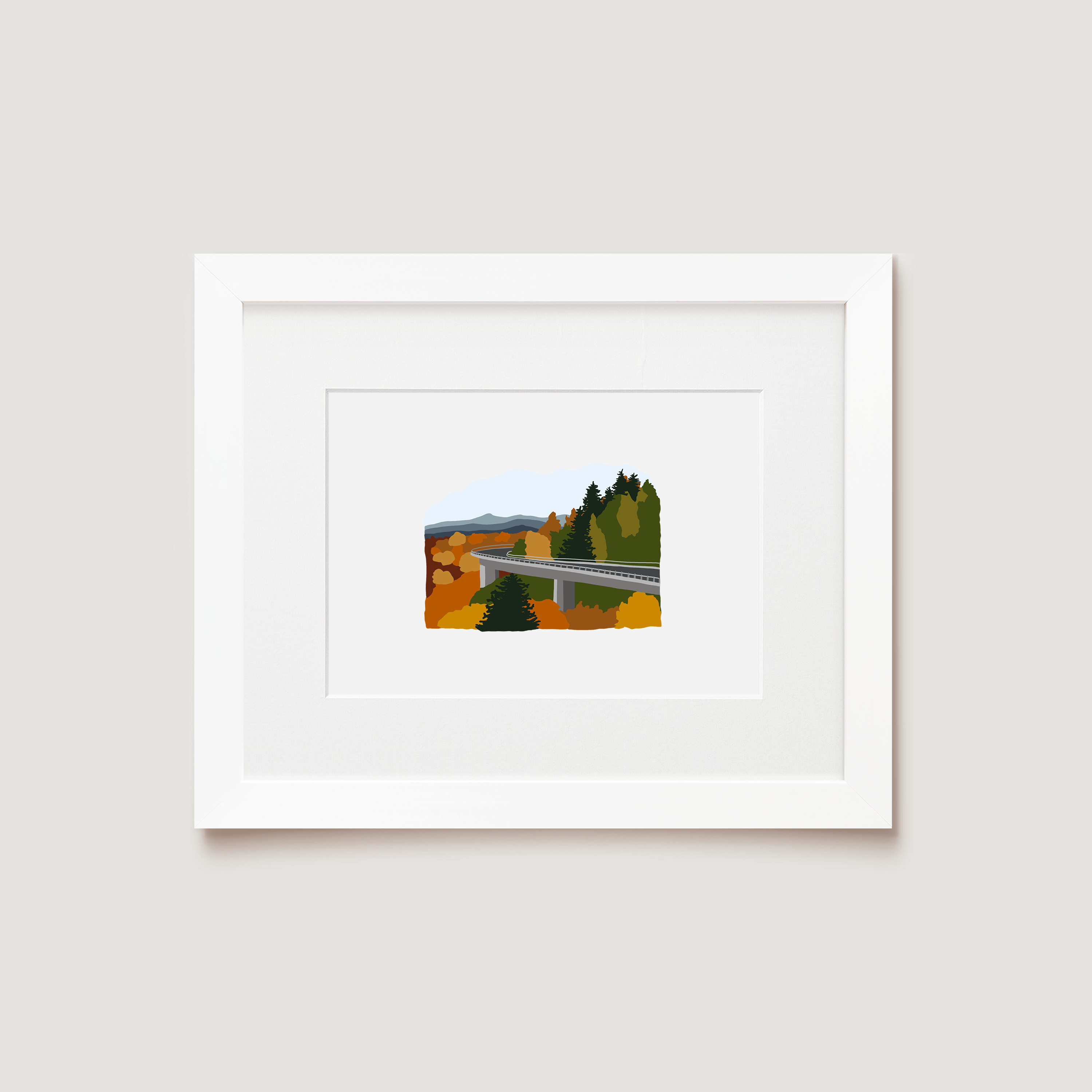 Art Print, Linn Cove Viaduct