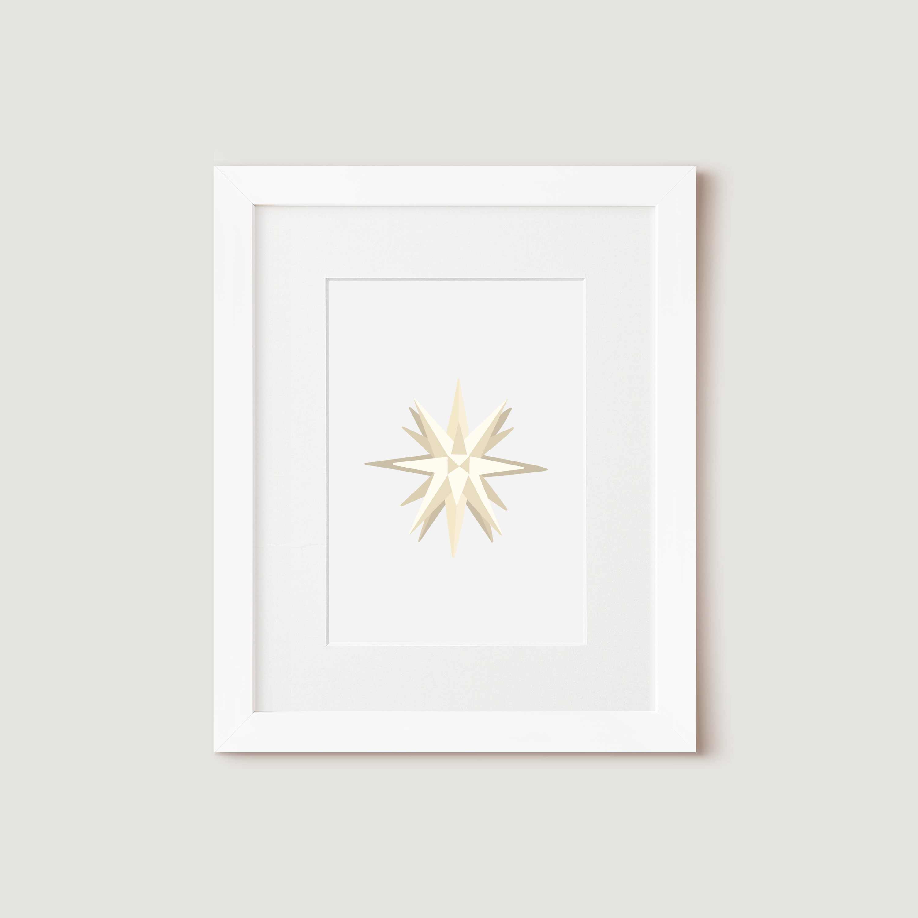 Art Print, Moravian Star