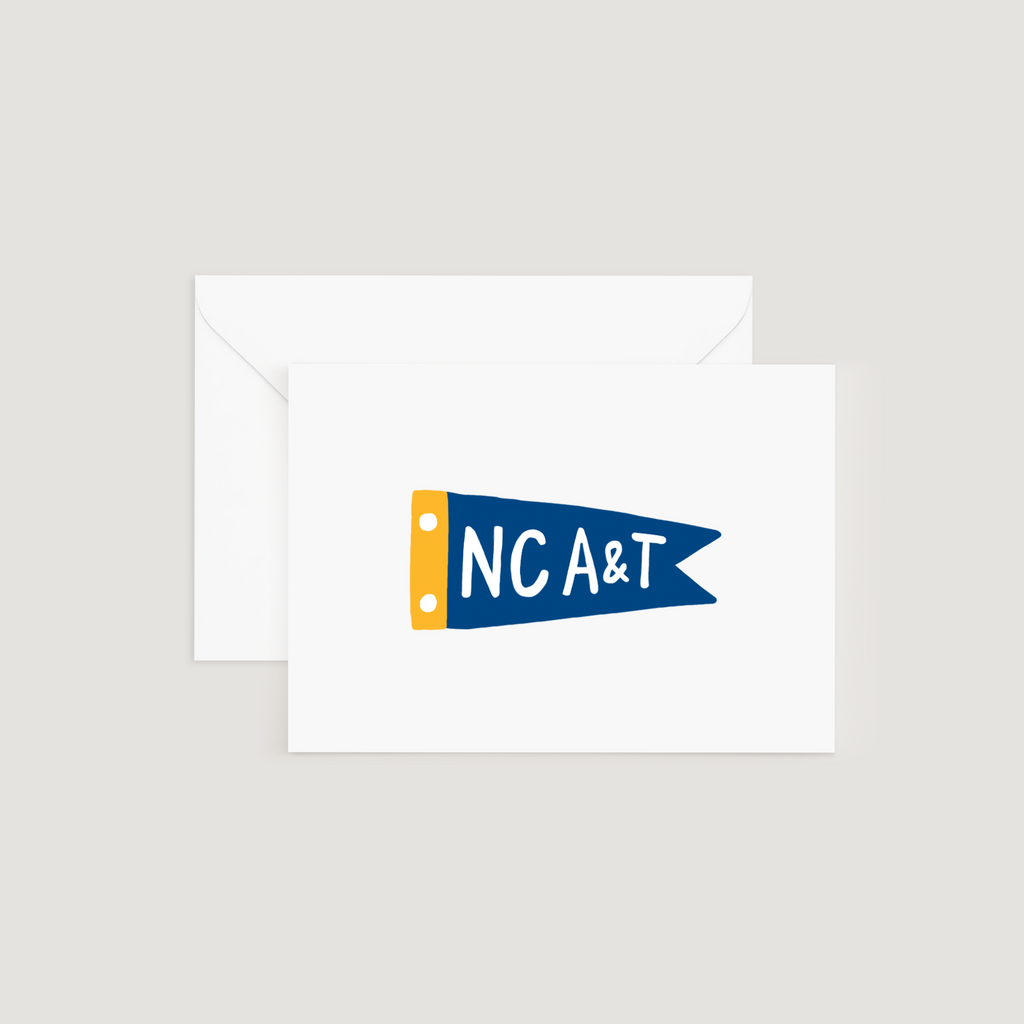 Greeting Card, NC A&T Pennant