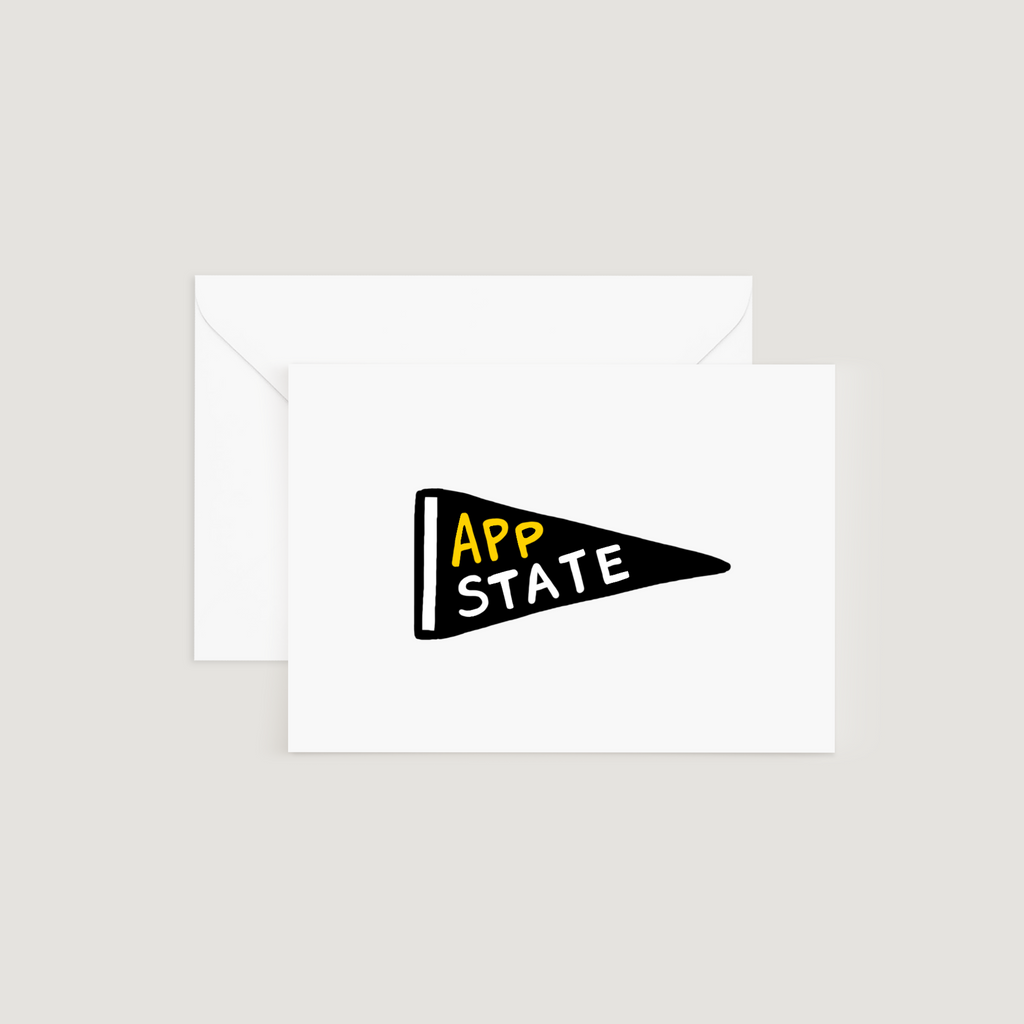 Greeting Card, App State Pennant