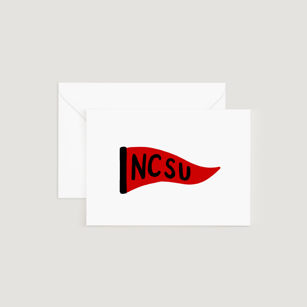 Greeting Card, NCSU Pennant