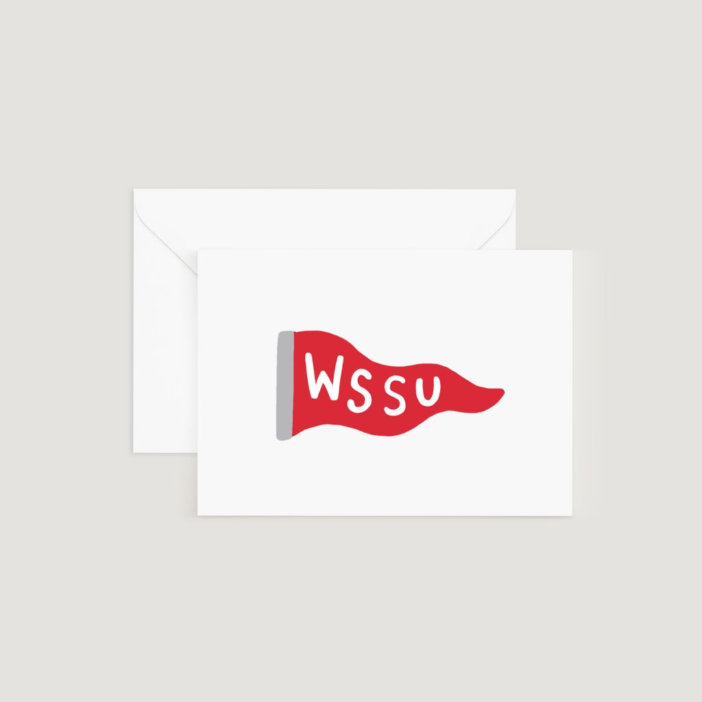 Greeting Card, WSSU Pennant