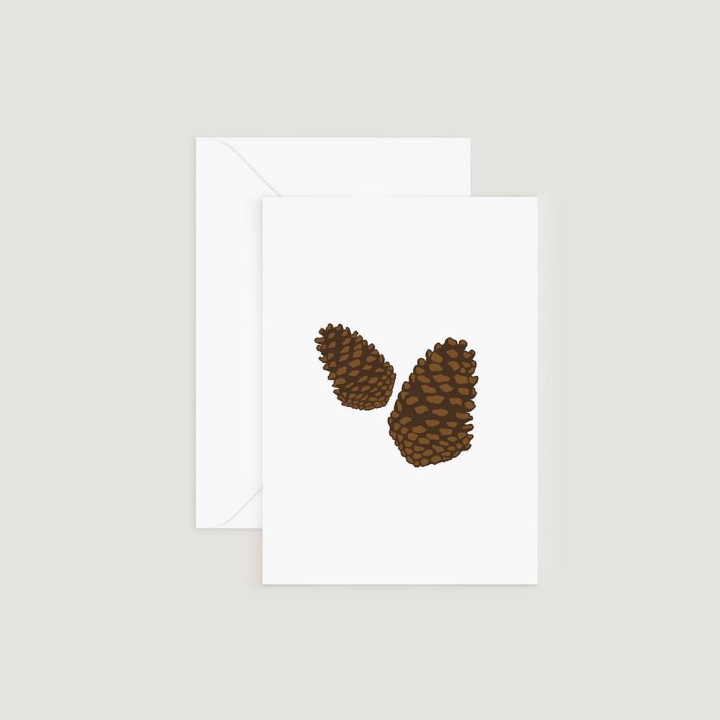 Greeting Card, Pinecones