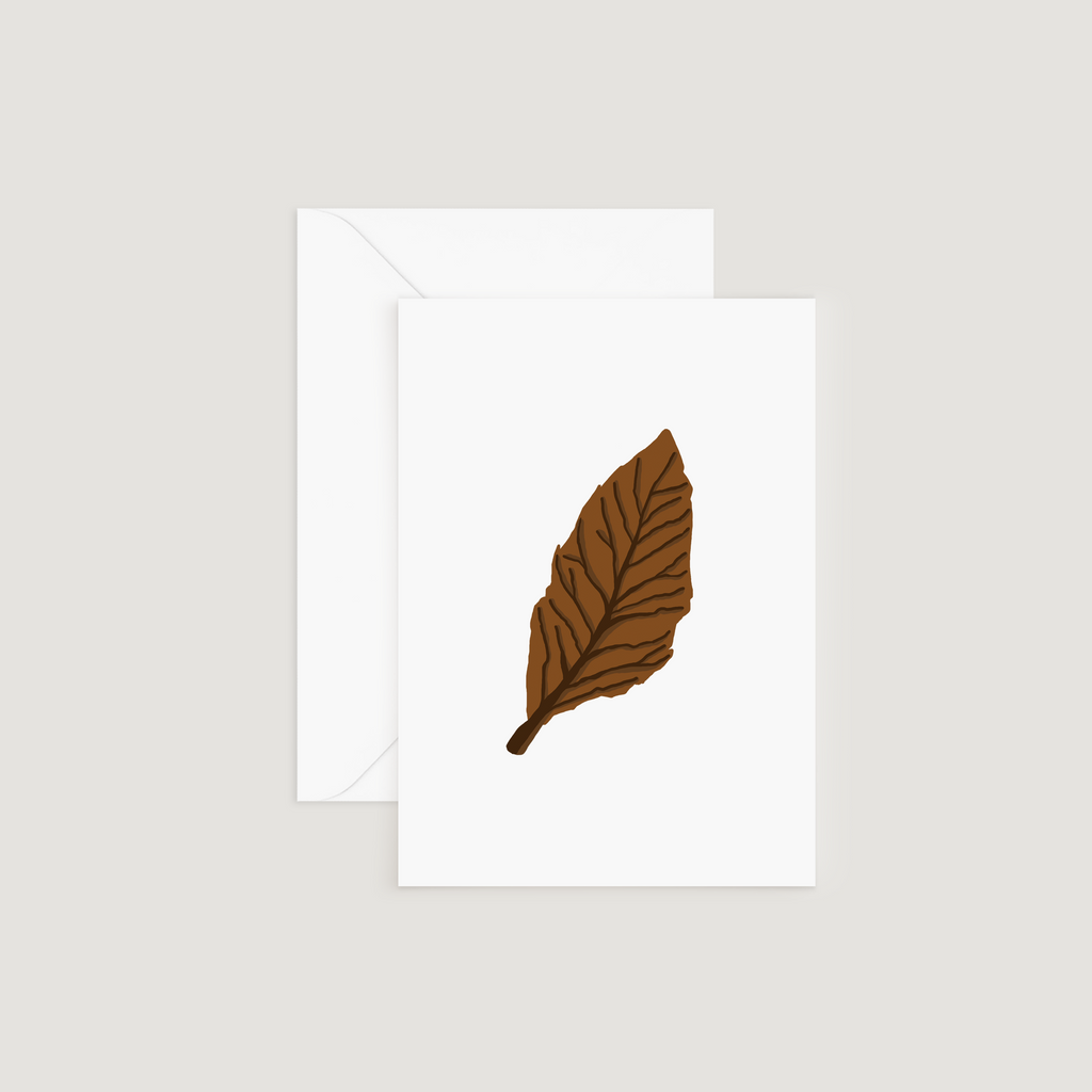 Greeting Card, Tobacco Leaf