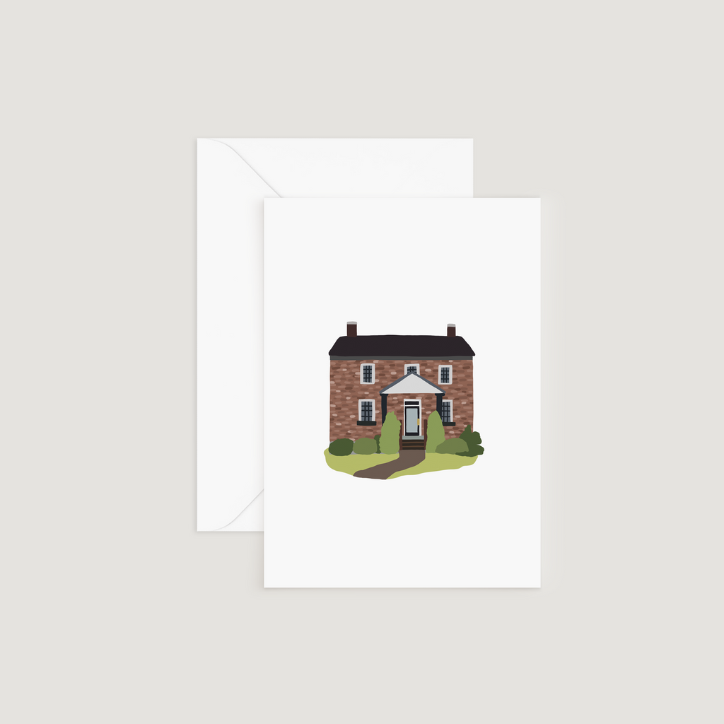 Greeting Card, Zevely House
