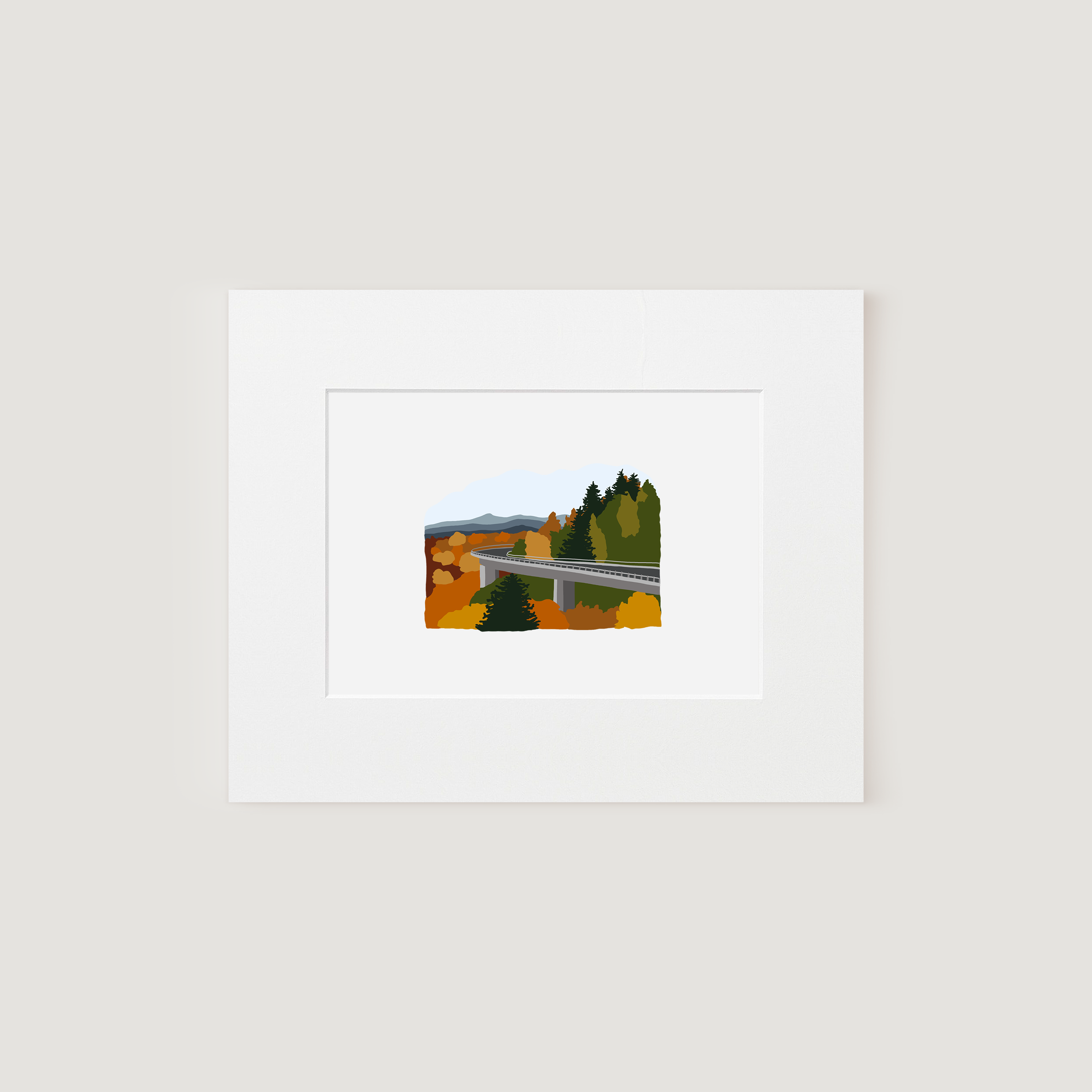 Art Print, Linn Cove Viaduct