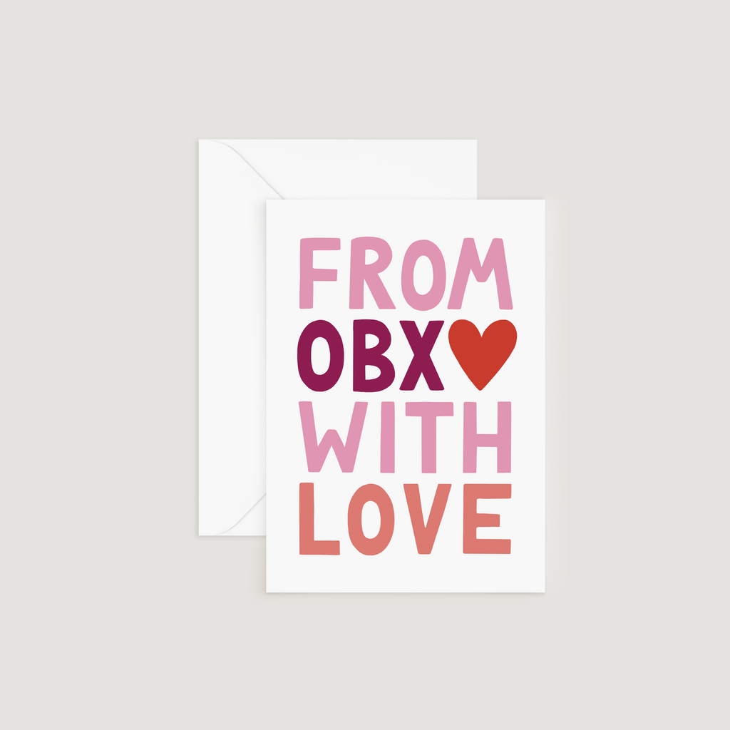 Greeting Card, From Outer Banks With Love, Valentine's Day
