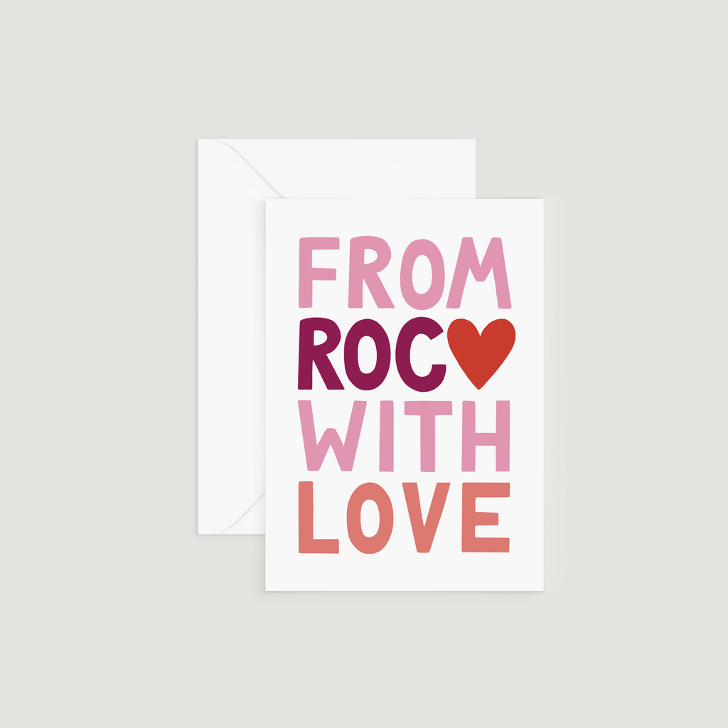Greeting Card, From Rochester With Love, Valentine's Day