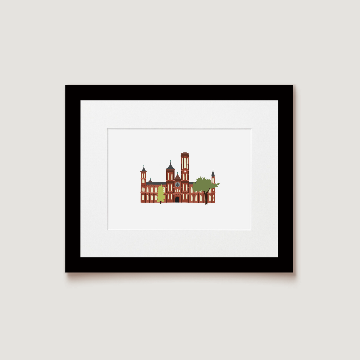 Art Print, Smithsonian Institute Building – Doster Paper Co.