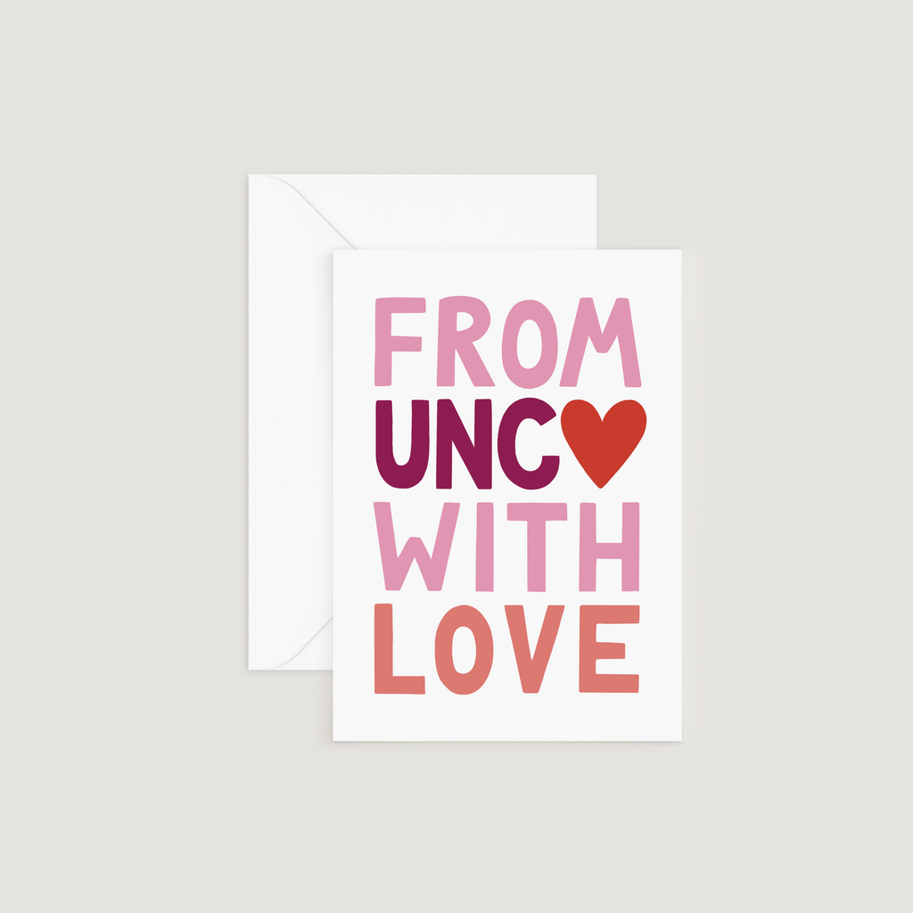 Greeting Card, From UNC With Love, Valentine's Day