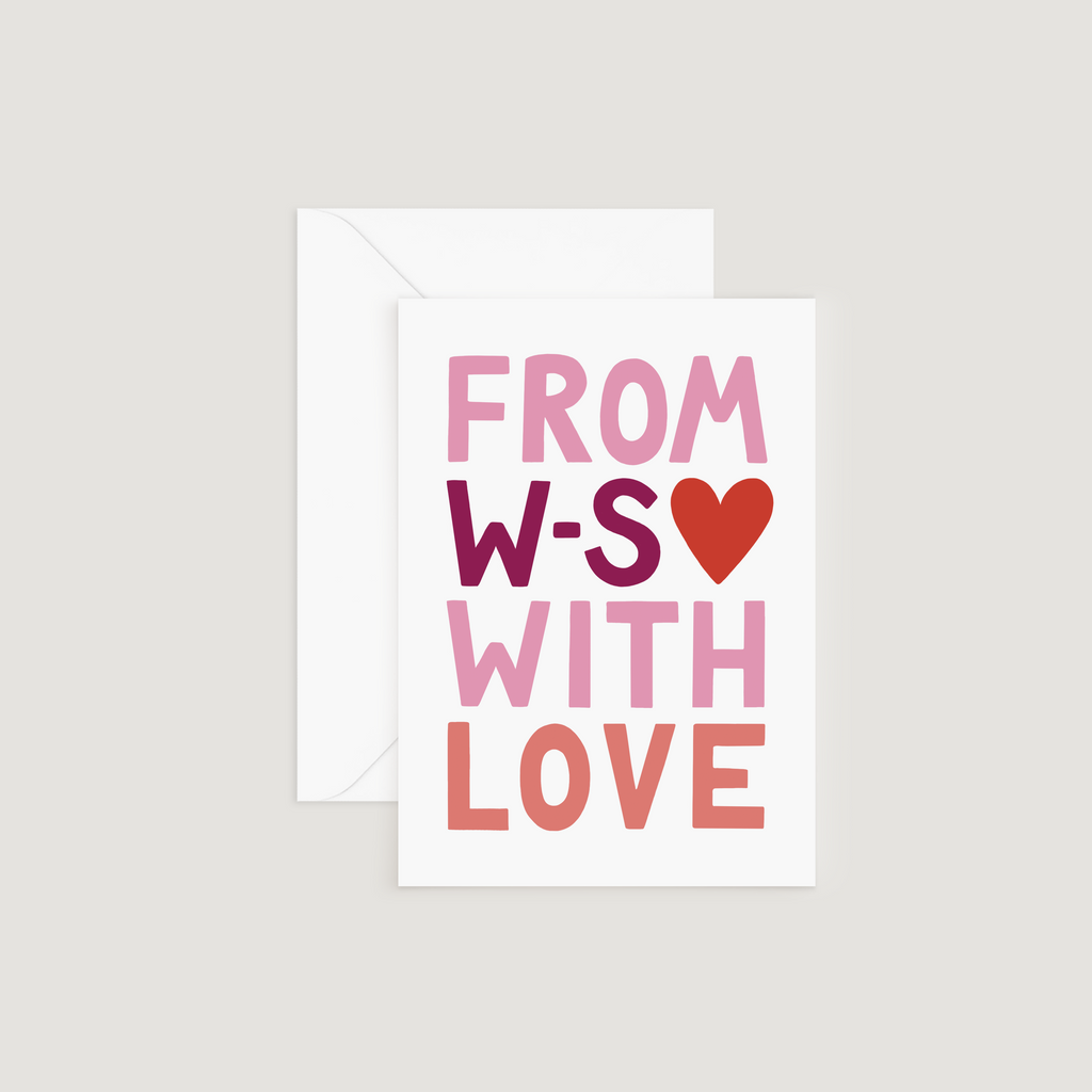 Greeting Card, From Winston-Salem With Love, Valentine's Day