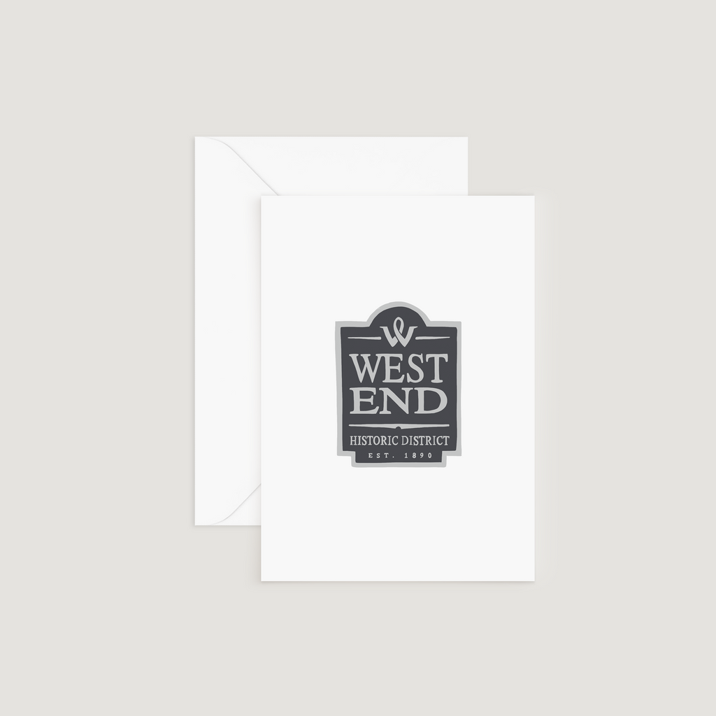 Greeting Card, West End Historic District