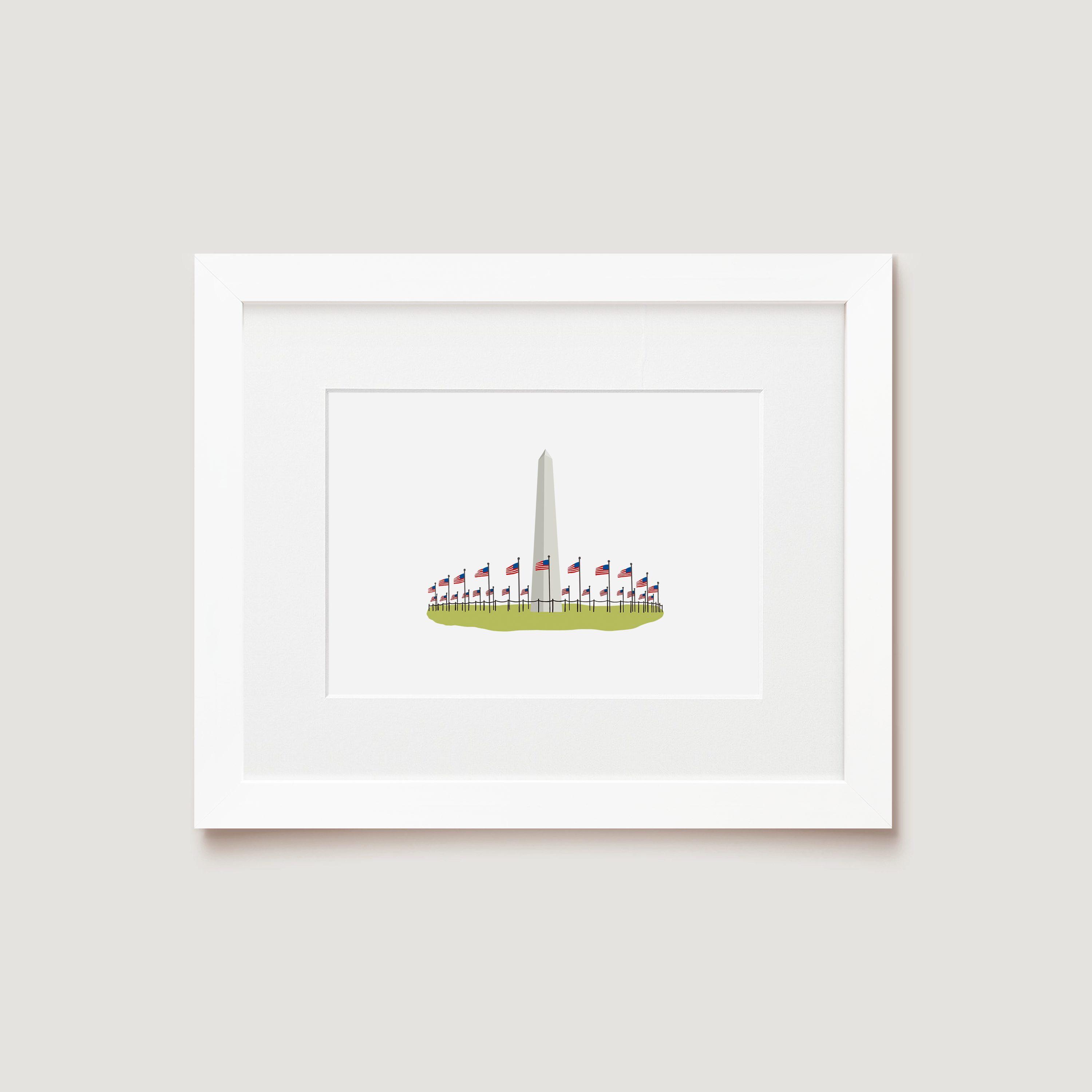 Art Print, Washington Monument