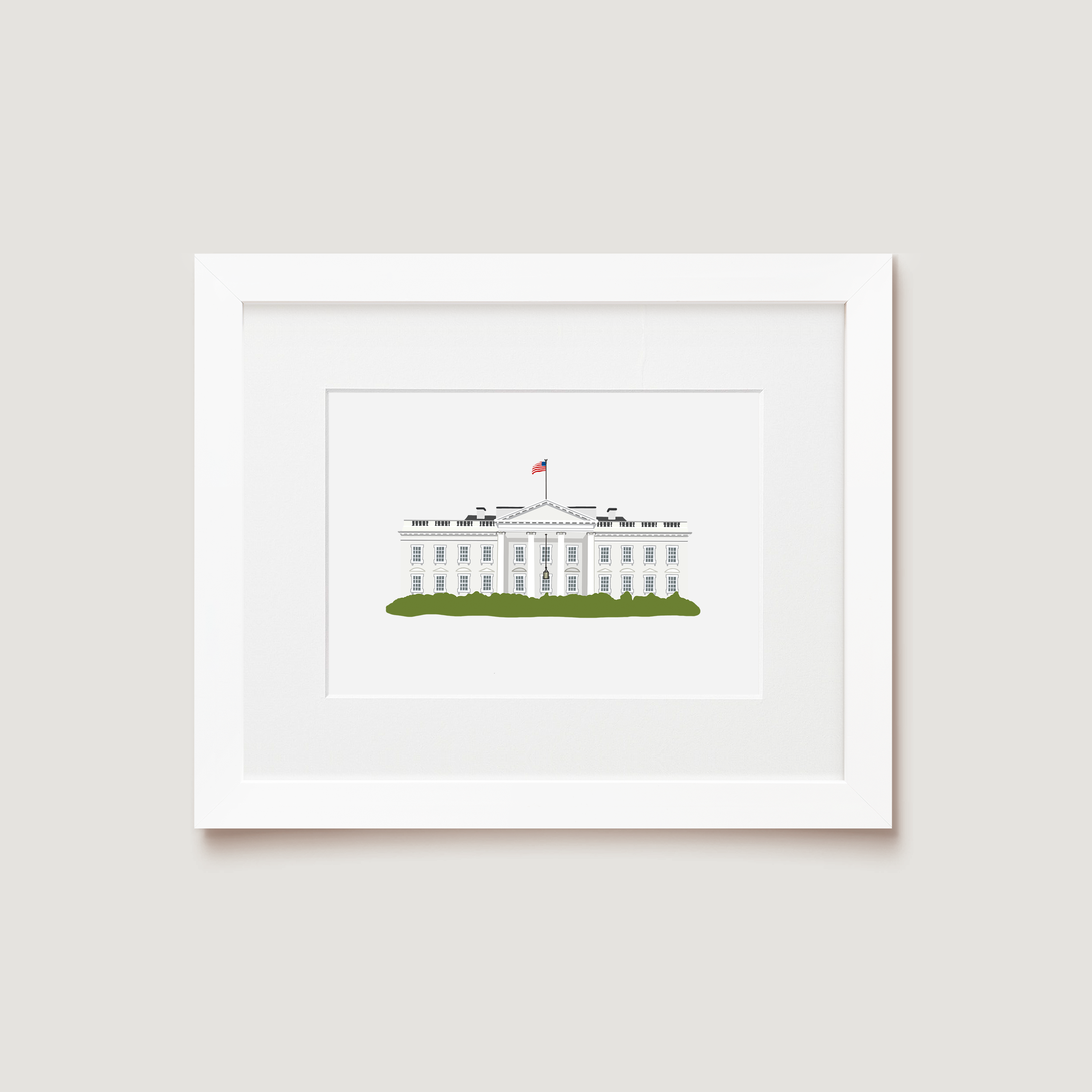 Art Print, White House