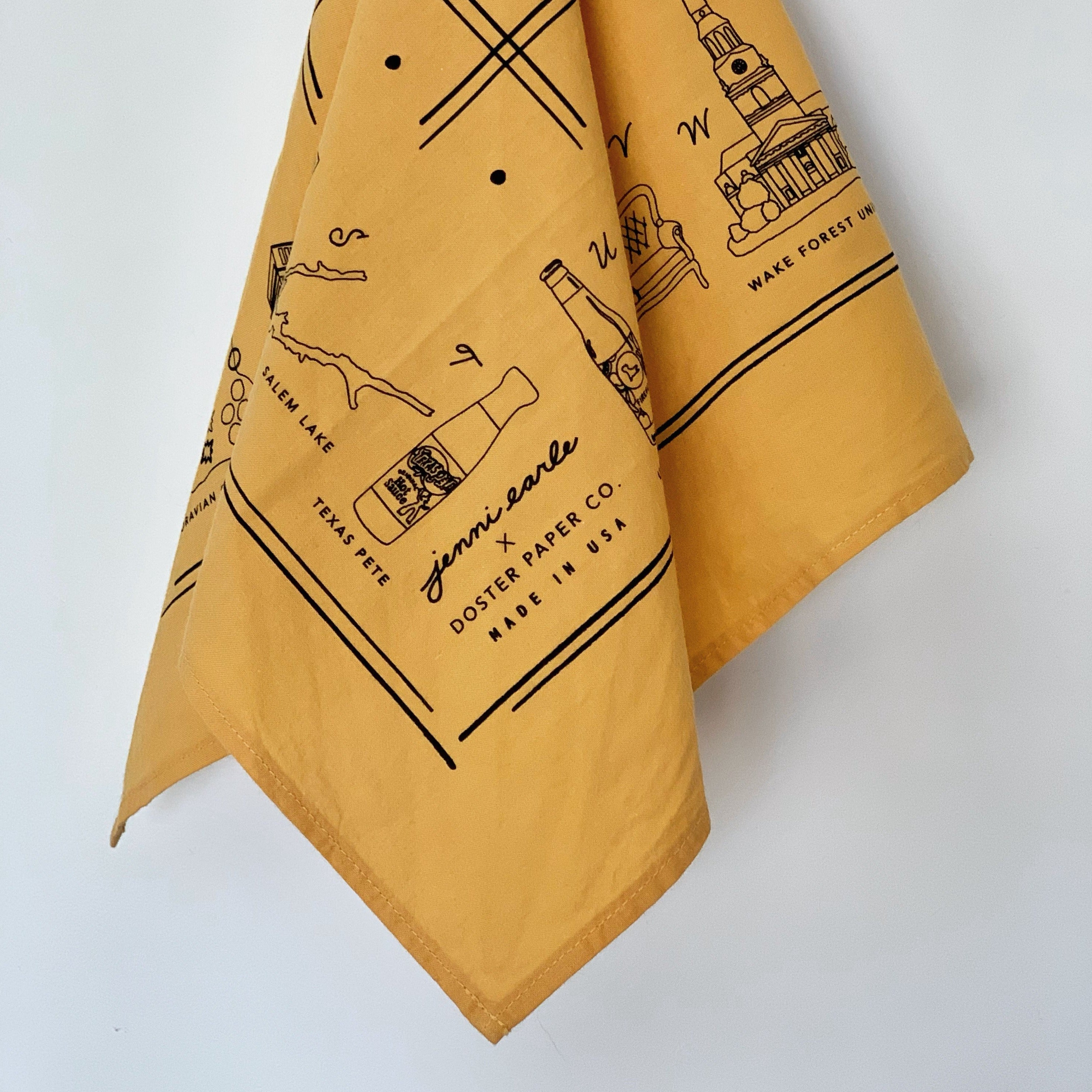 Winston-Salem Bandana // Jenni Earle Collaboration