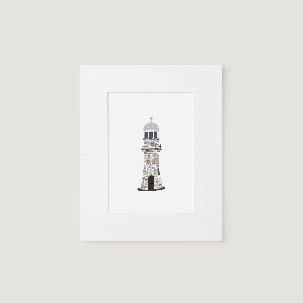 Matted Art Print, Como Park Lighthouse
