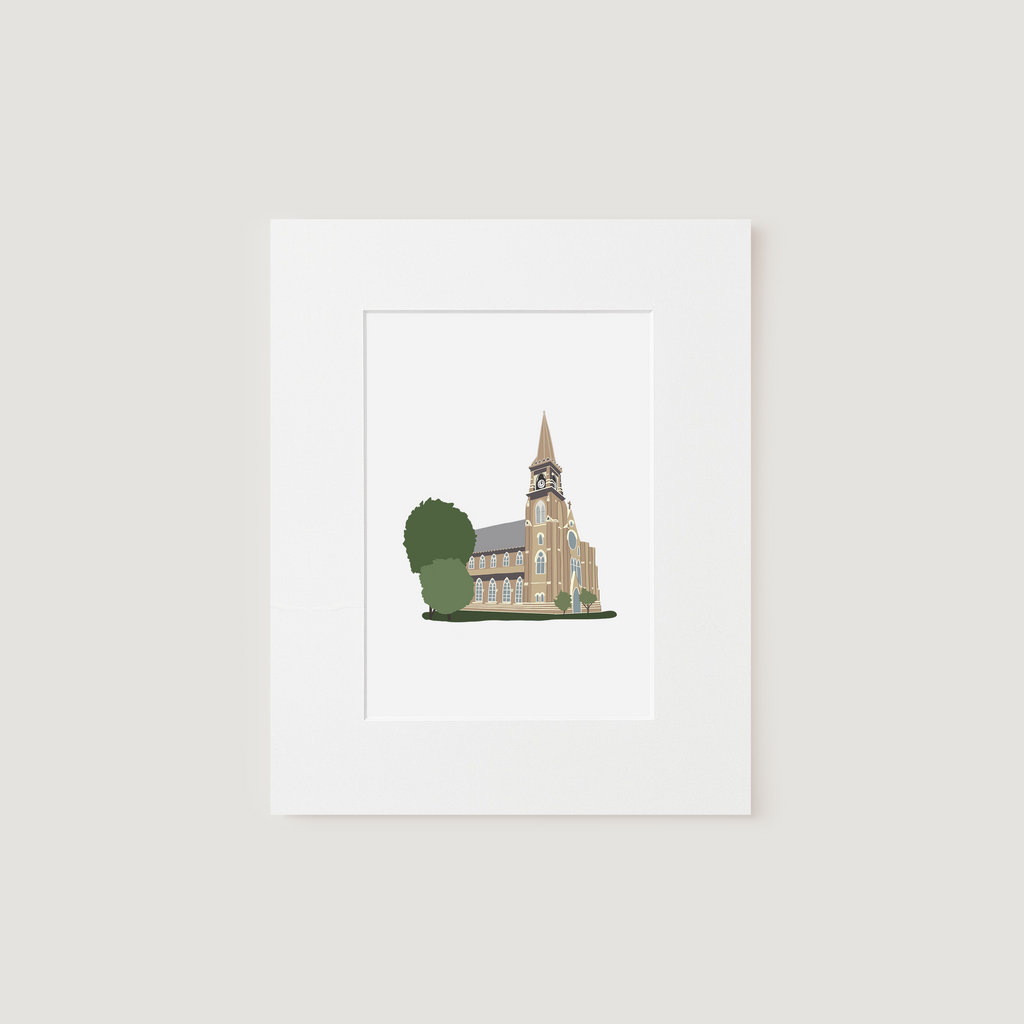 Matted Art Print, St. Joseph Cathedral