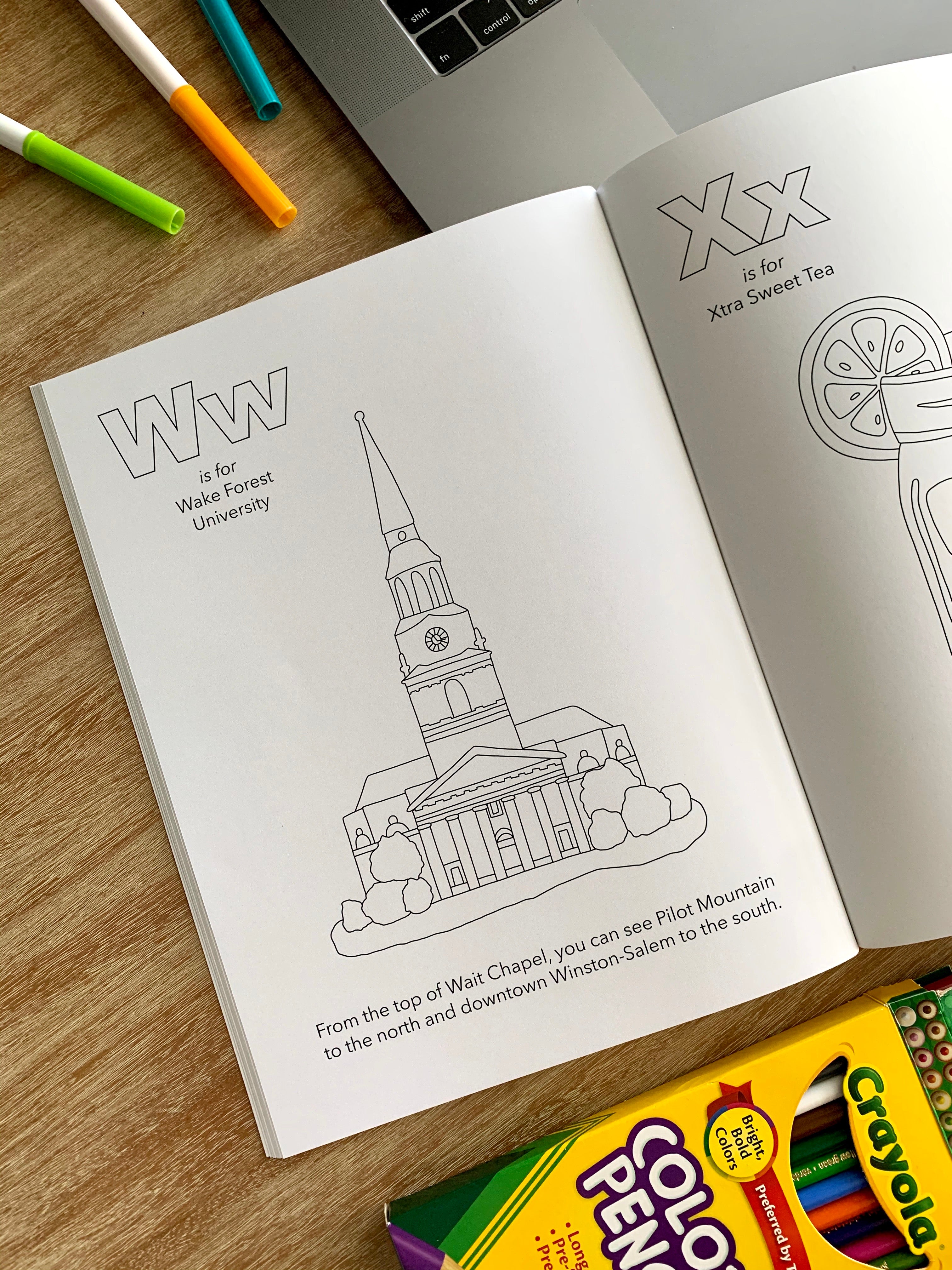 Winston-Salem Alphabet Coloring Book (Retired)